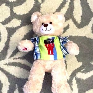 Cream bear with robot/Flanagan shirt